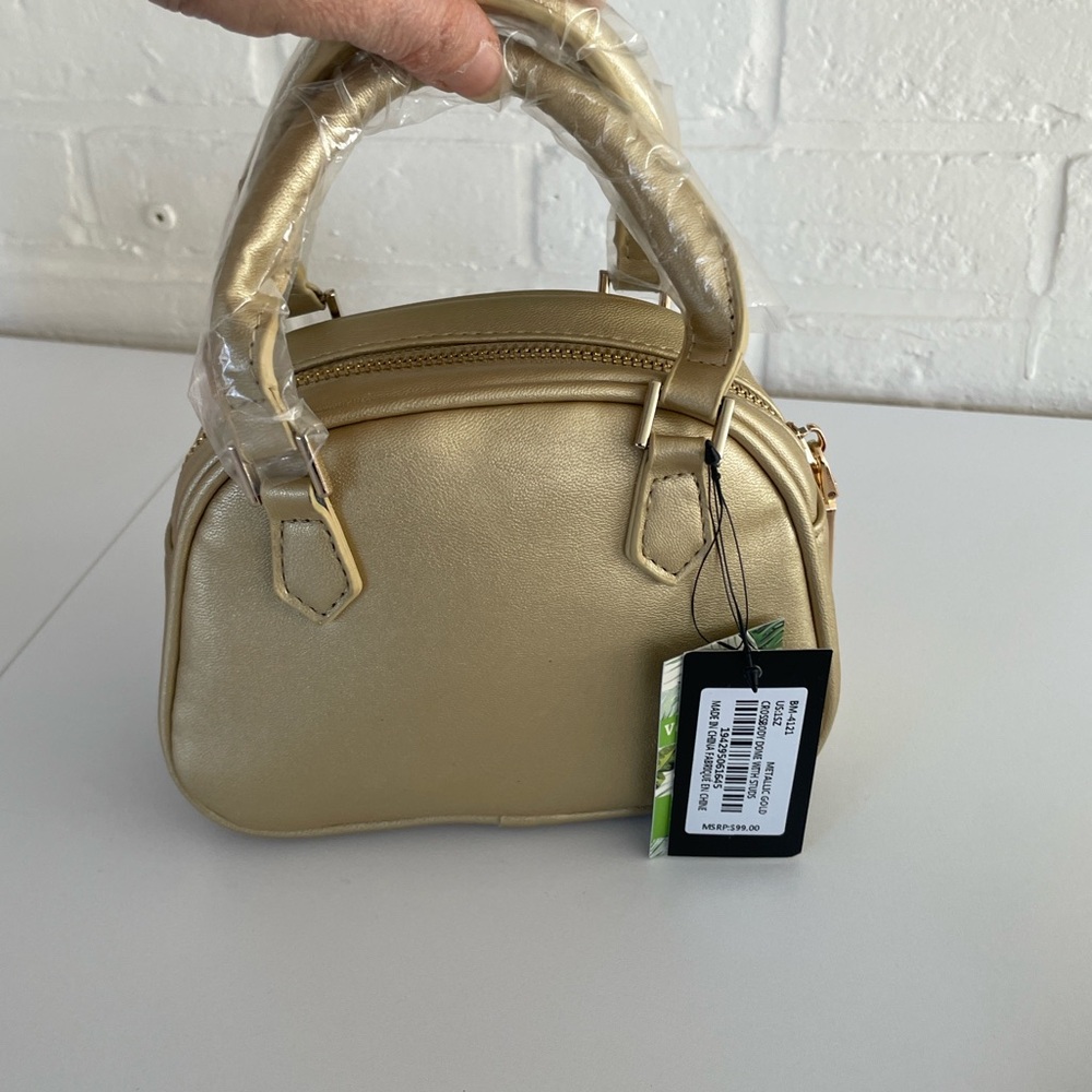 NWT Studio Badgley Mischka Studded Dome Mini Satchel - Picture 4 of 7